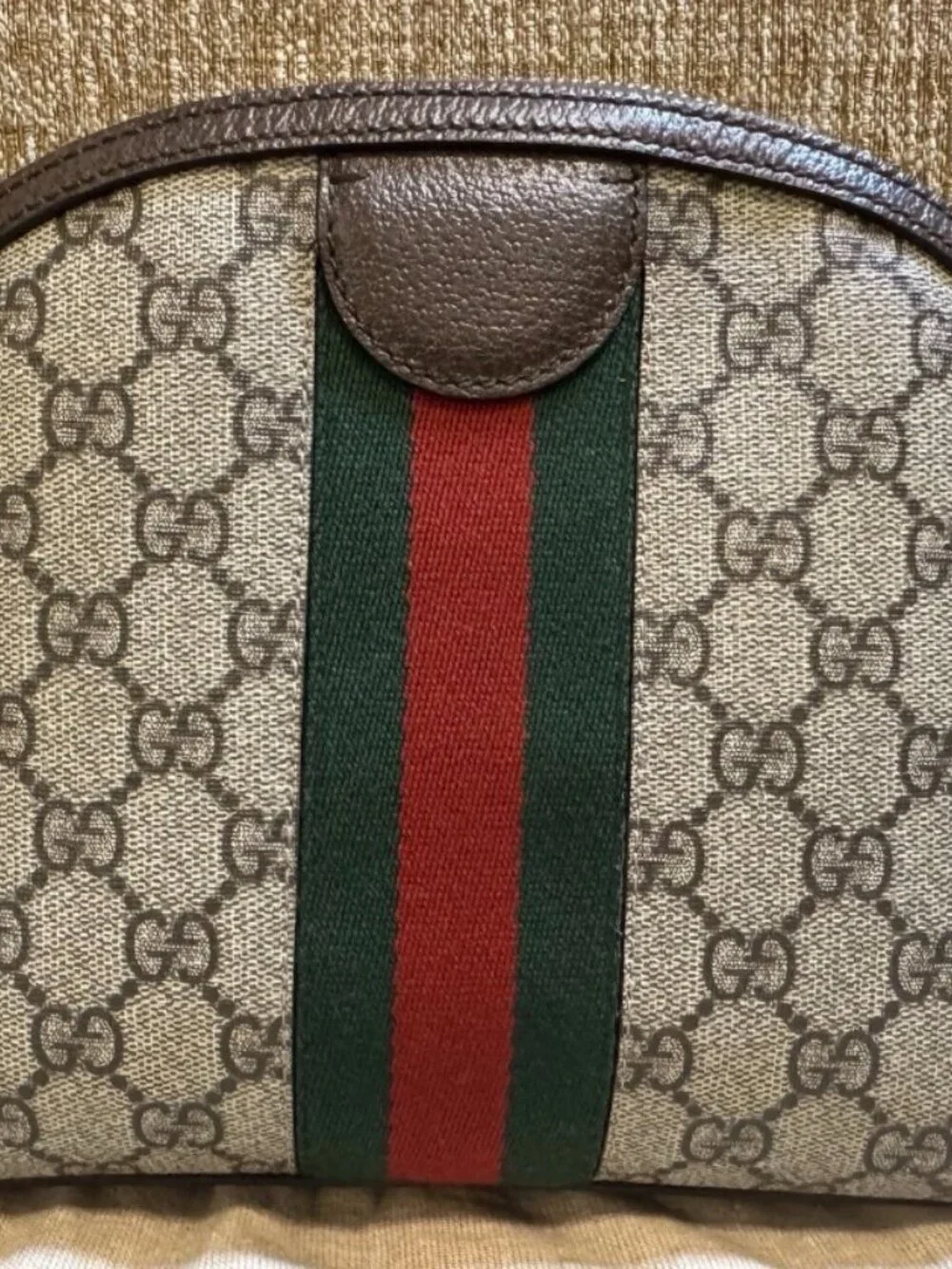 GUCCI OPHIDIA GG Small Dome Shoulder Bag